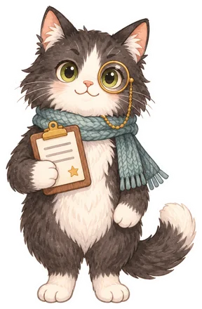 and Sir Pounce, the visiting examiner